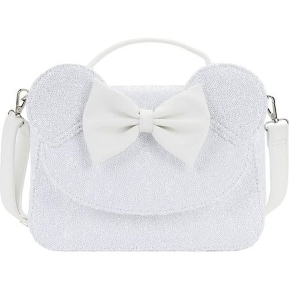 Minnie Mouse Bride Wedding Crossbody Purse - Picture 1 of 7